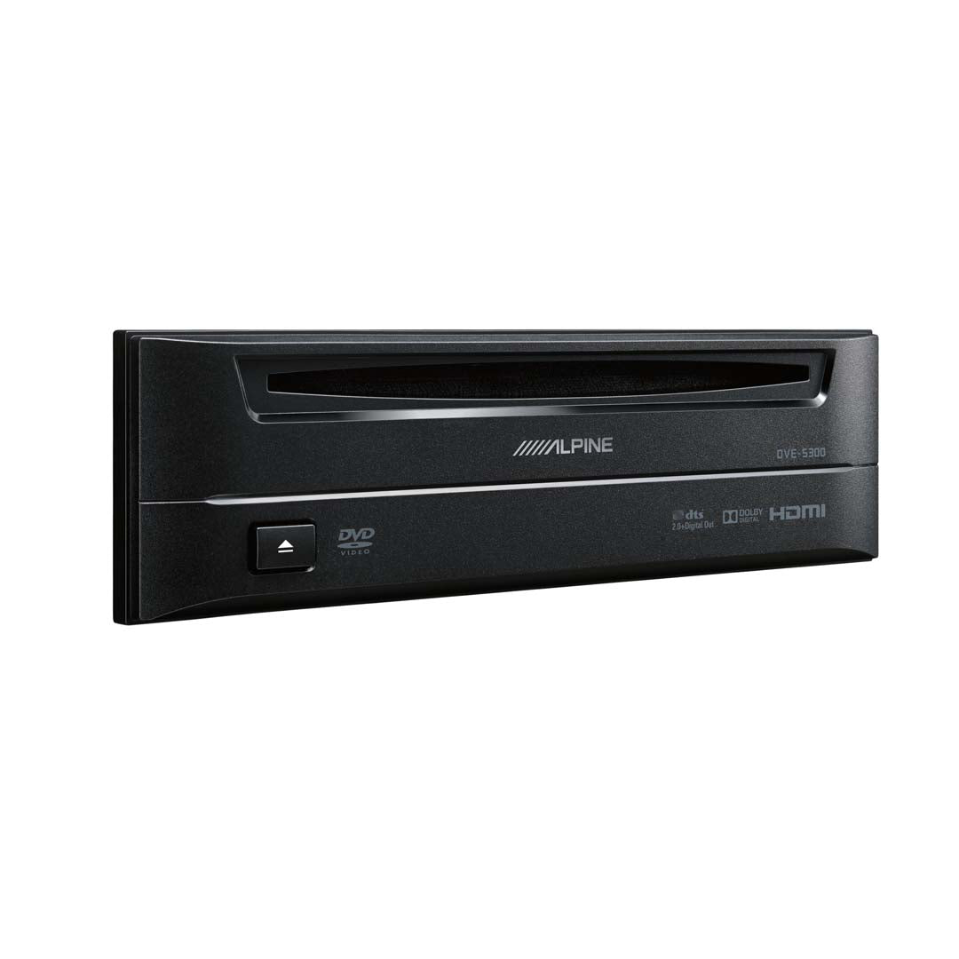 Alpine, Alpine DVE-5300, Single-DIN Add-on Automotive-Grade DVD / CD Player with A/V HDMI Output