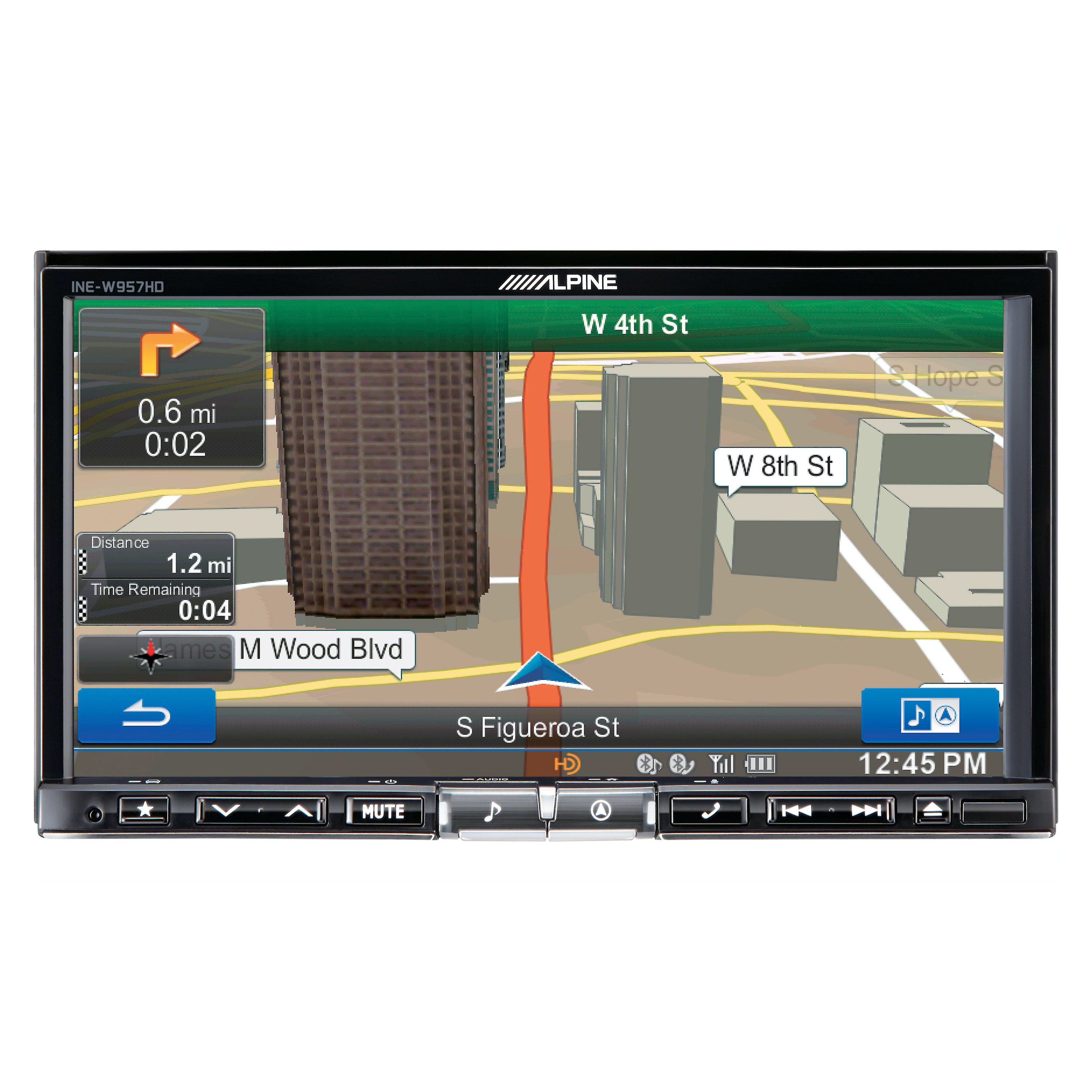 Alpine, Alpine INE-W957HD, Double-Din Car Multimedia Receiver with 7" Screen and GPS Navigation