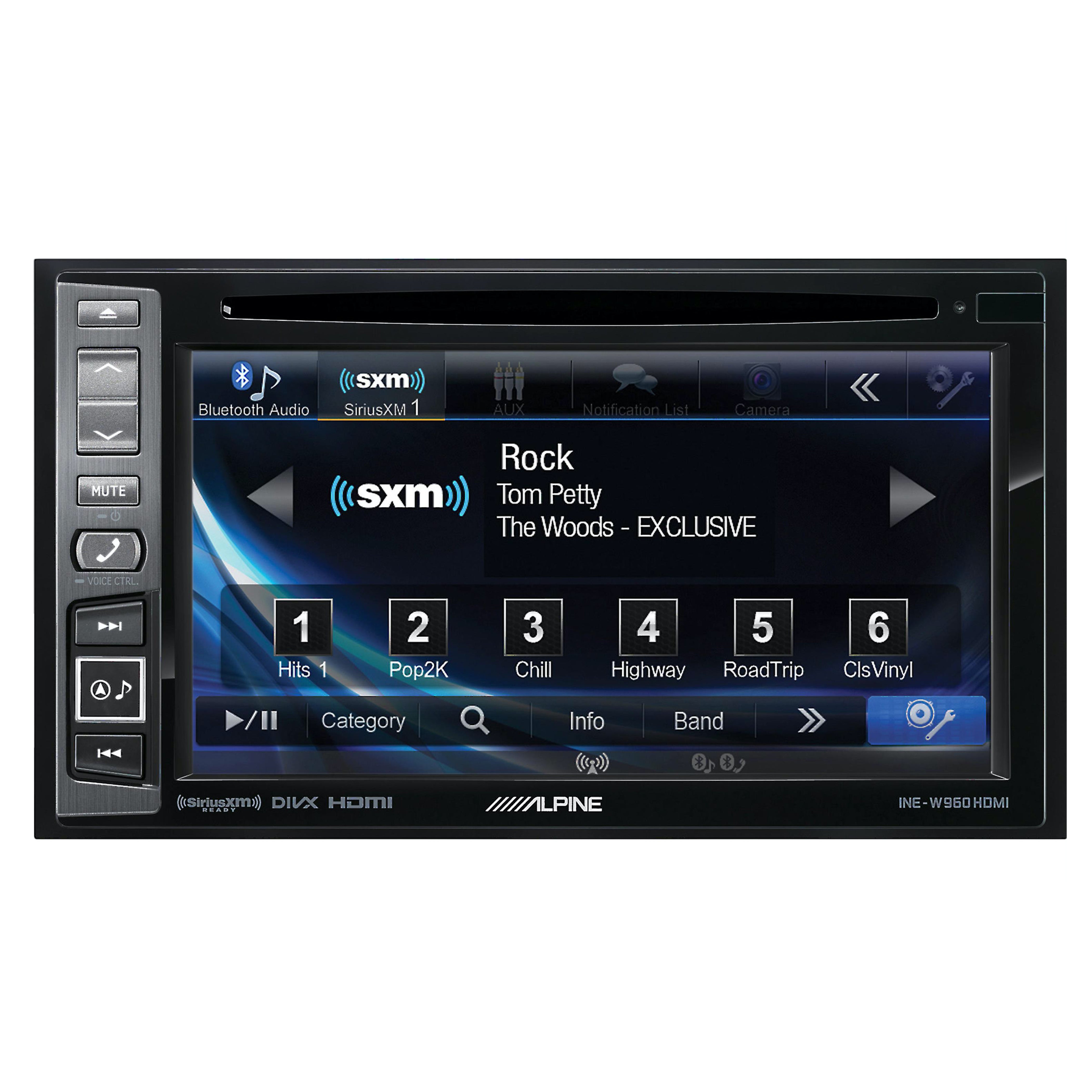 Alpine, Alpine INE-W960HDMI, Double Din 6.1" DVD Navigation Receiver w/ SiriusXM Tuner