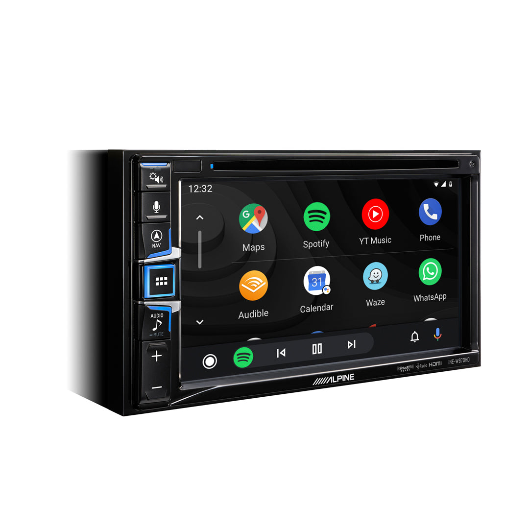 Alpine, Alpine INE-W970HD, 6.5" Double Din Navigation CD/DVD Receiver w/CarPlay and Android Auto