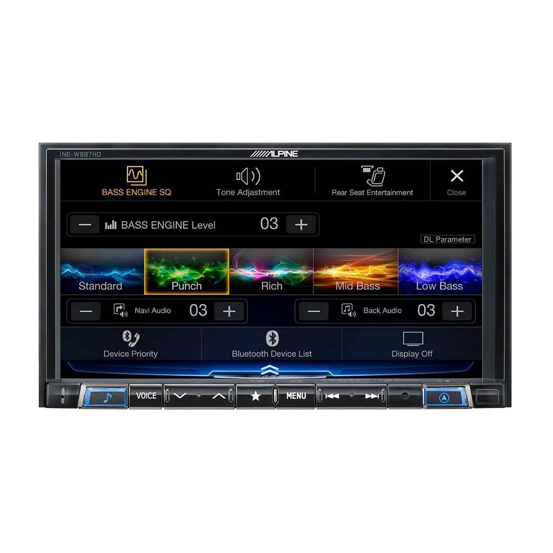 Alpine, Alpine INE-W987HD, 7" Mech-less Navigation Receiver w/ CarPlay & Android Auto