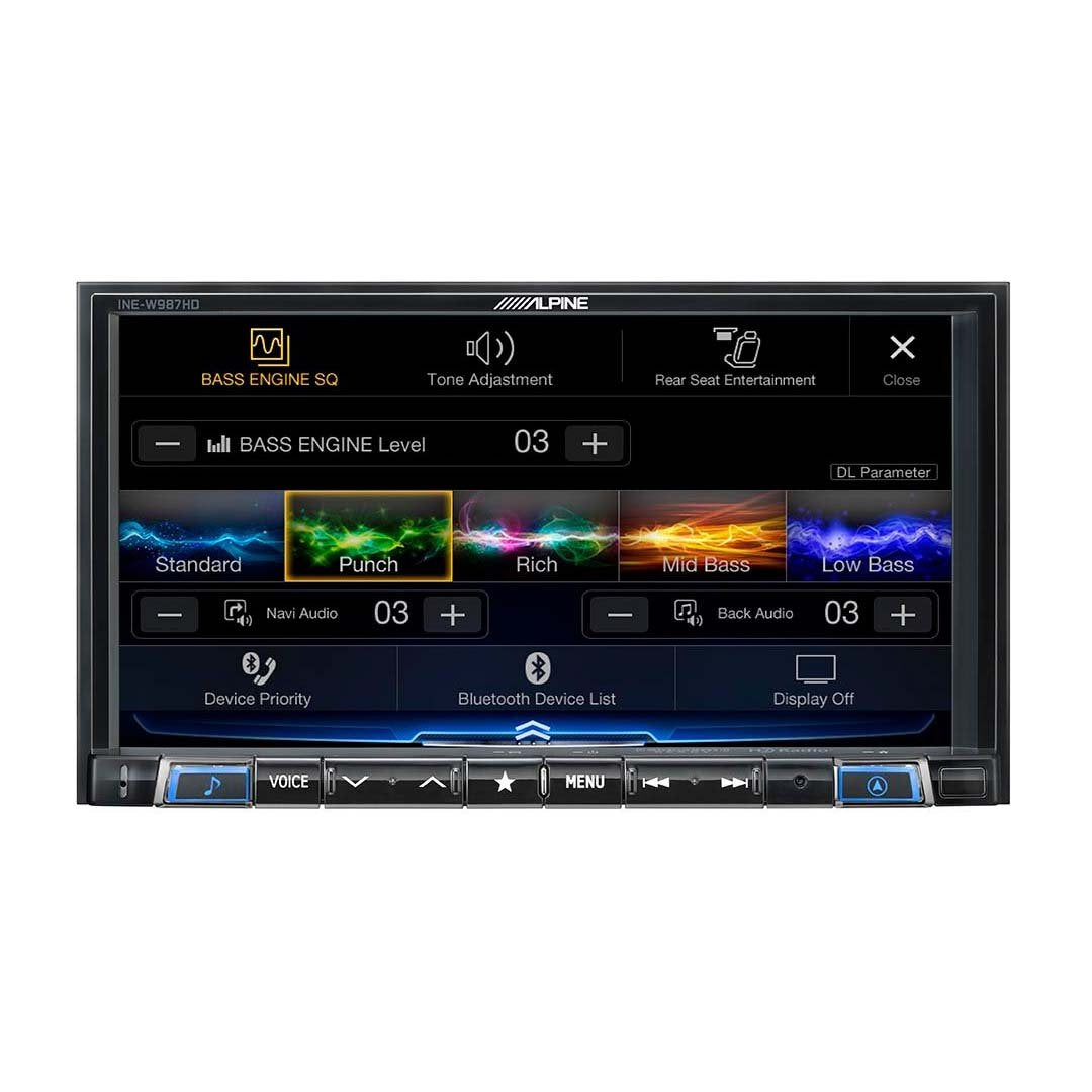 Alpine, Alpine INE-W987HD, 7" Mechless Navigation Receiver - CarPlay & Android Auto (OB)