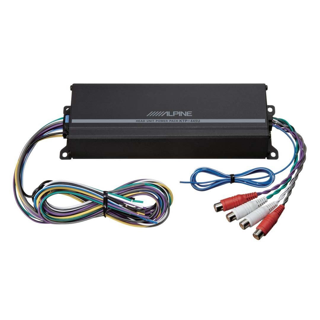 Alpine, Alpine KTP-445U, Power Pack 4 Channel Car Universal Amplifier - 180 Watts