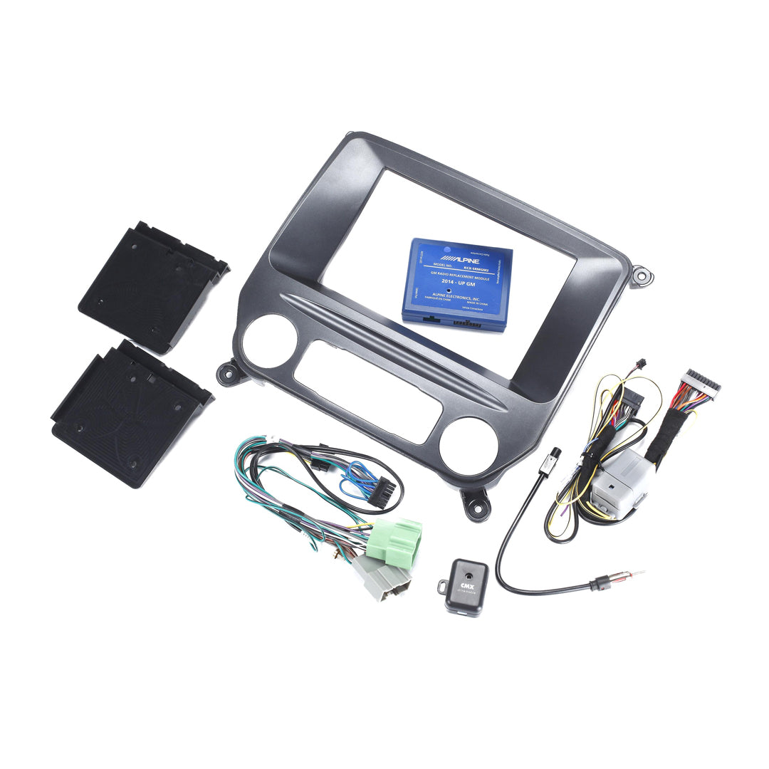 Alpine, Alpine KTX-GM8K2-K, Restyle Dash Kit for Install of Alpine GPS Receiver with an 8" Screen in Select 2007-up General Motors Vehicles