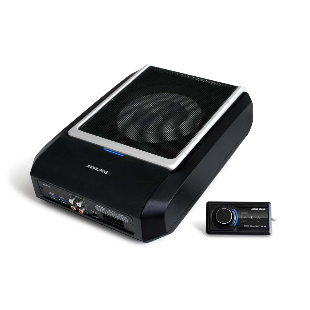 Alpine, Alpine PWD-X5, Advanced 8" Powerd Subwoofer w/ Built-in 4 Channel DSP Amplifier