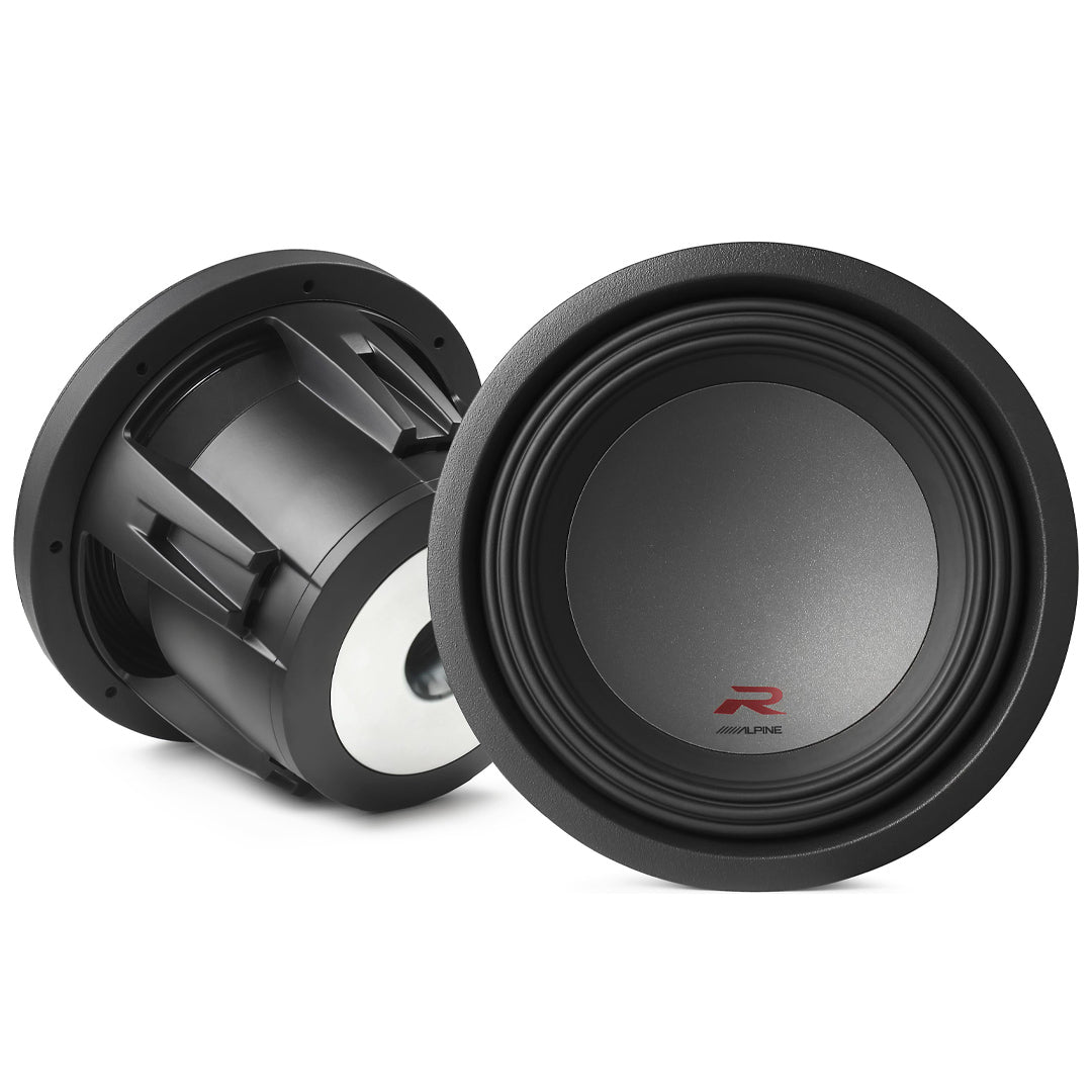 Alpine, Alpine R-W10D4, R Series 10" Dual 4 Ohm Voice Coil Subwoofer - 2250 Watts