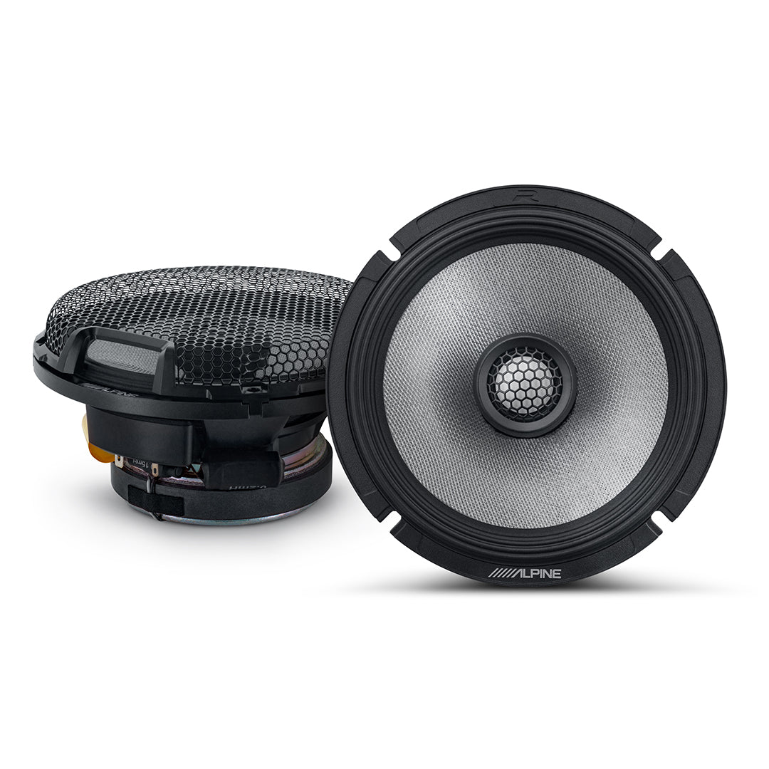 Alpine, Alpine R2-S65, R Series 6.5" 2-Way Hi-Res Coaxial Speakers - 300W