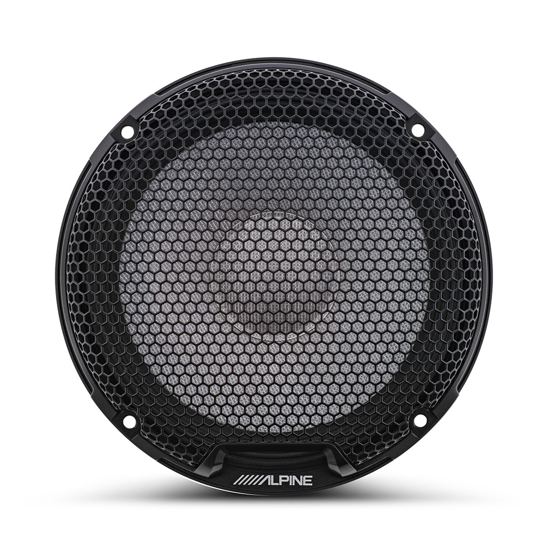 Alpine, Alpine R2-S65C, R Series 6.5" 2-Way Hi-Res Component Speakers - 300W