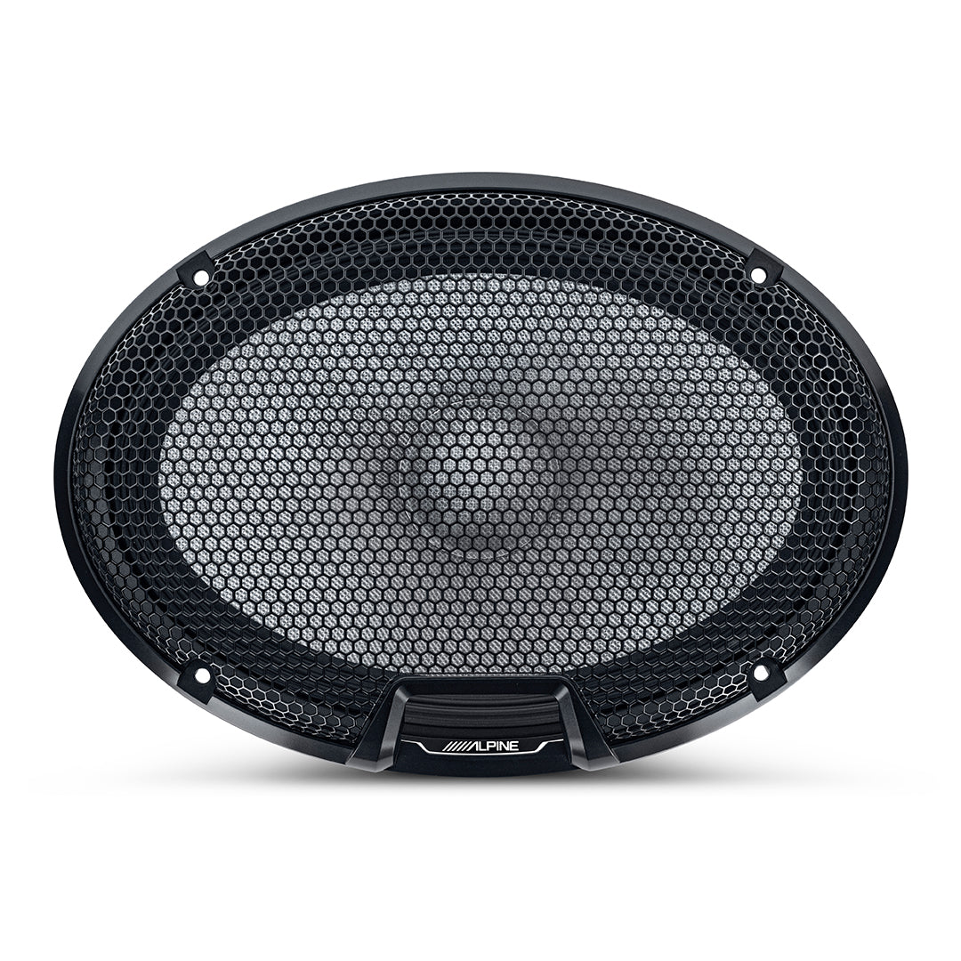 Alpine, Alpine R2-S69C, R Series 6x9" 2-Way Hi-Res Component Speakers - 300W