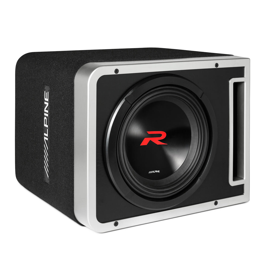 Alpine, Alpine R2-SB10V, R Series Loaded Single 10" Vented Subwoofer Enclosure