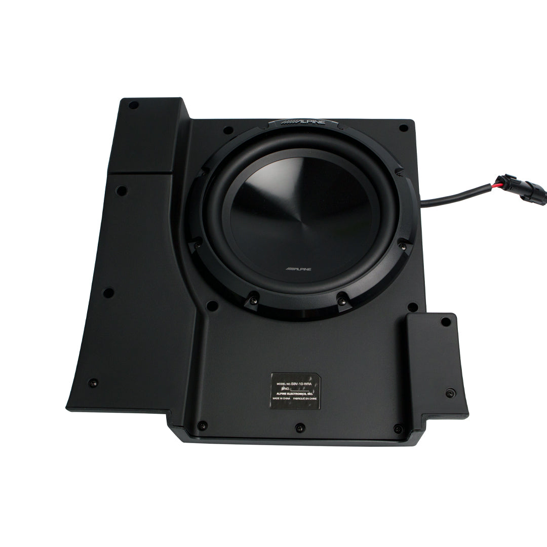 Alpine, Alpine SBV-10-WRA, Pre-Loaded 10" Subwoofer for 2007-2018 Jeep® Wrangler JKU