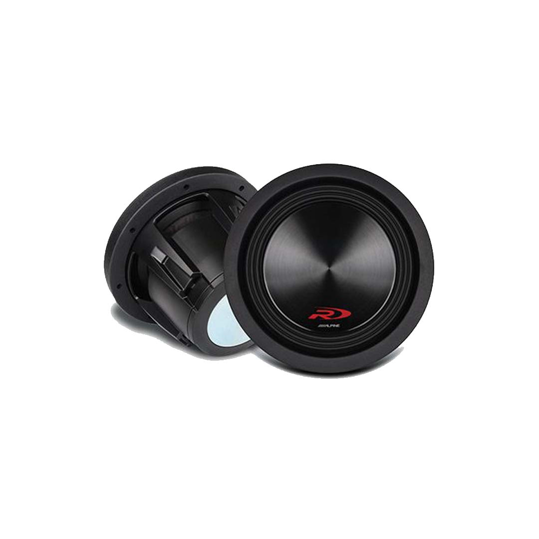 Alpine, Alpine SWR-8D2, R Series Dual 2 Ohm Voice Coil 1000 Watts Subwoofer, 8"