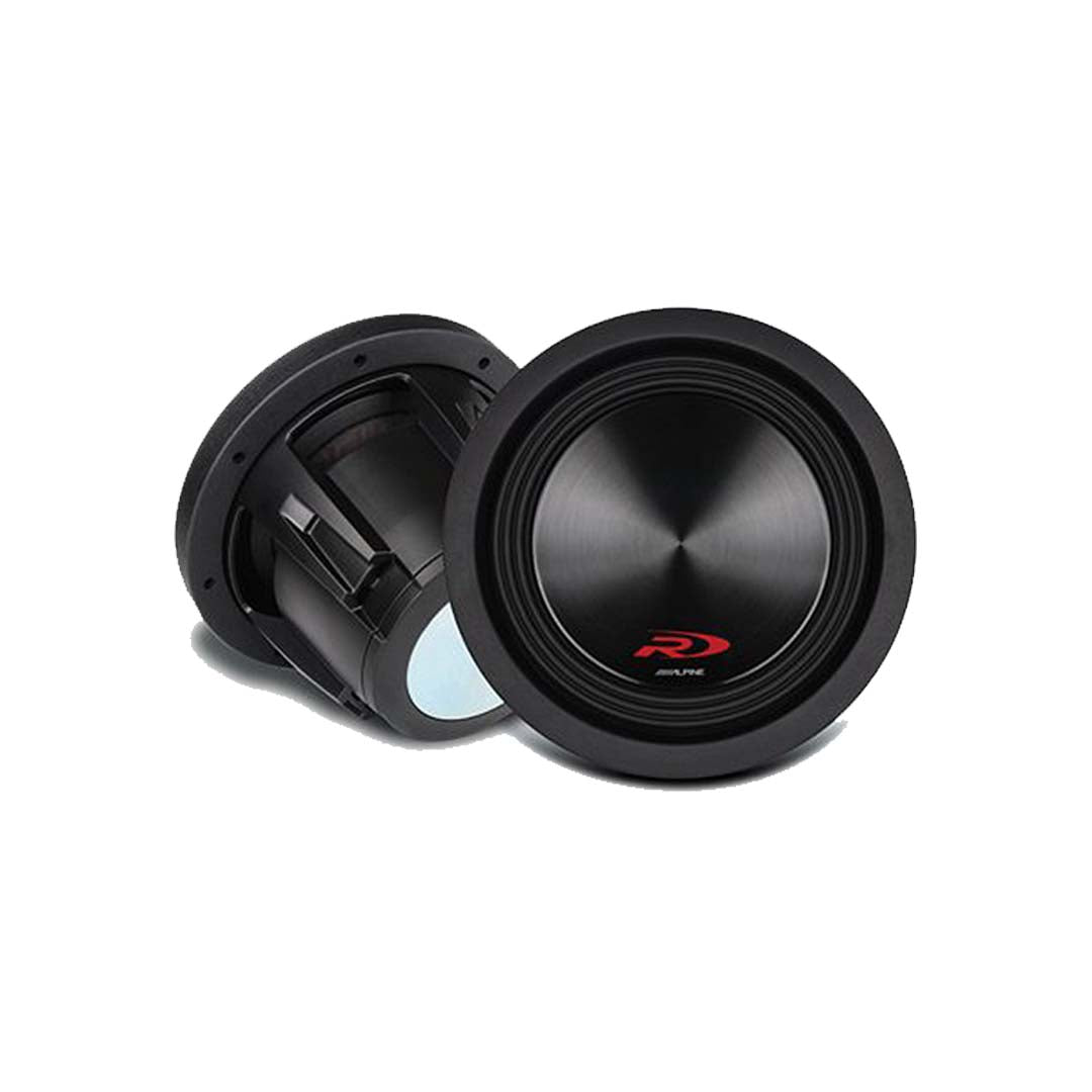 Alpine, Alpine SWR-8D4, R Series Dual 4 Ohm Voice Coil 1000 Watts Subwoofer, 8"