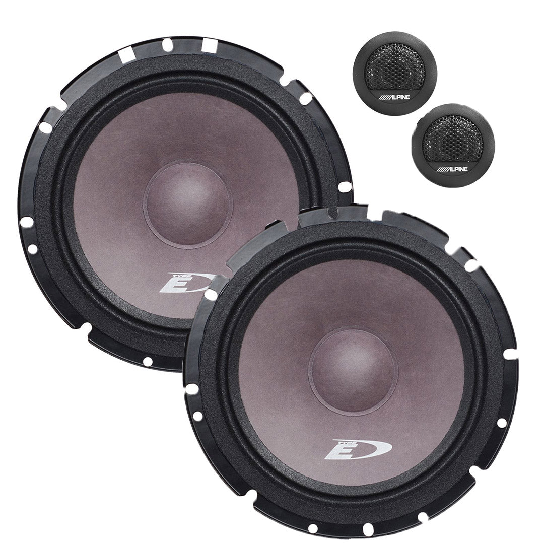 Alpine, Alpine SXE-1751S, SXE 6.5" 2-Way Component Speakers - 280W