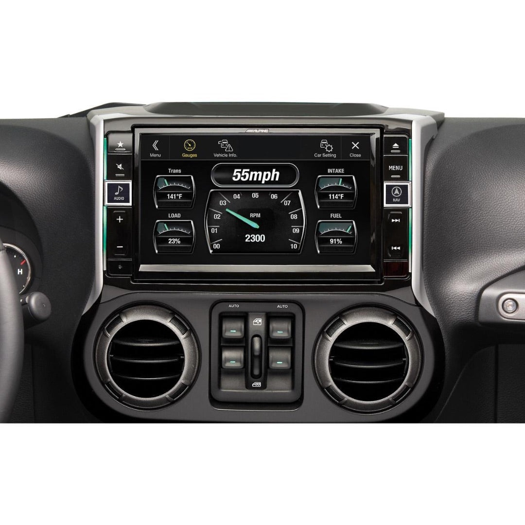 Alpine, Alpine X109-WRA, 9" In-Dash Restyle System For select 2011-up Jeep Wrangler and Wrangler Unlimited models