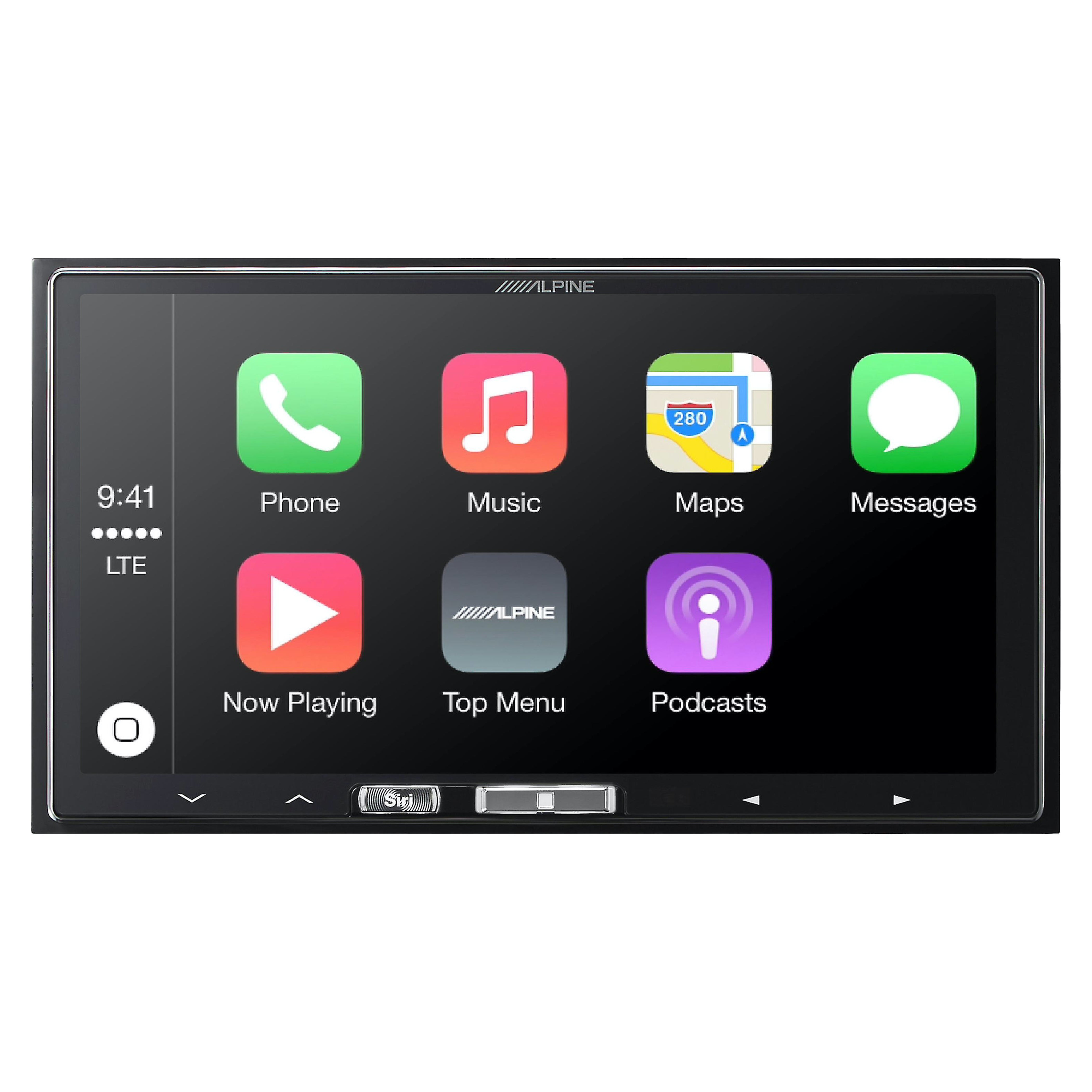 Alpine, Alpine iLX-107, 7" Double-Din Mechless Receiver w/ Wireless CarPlay