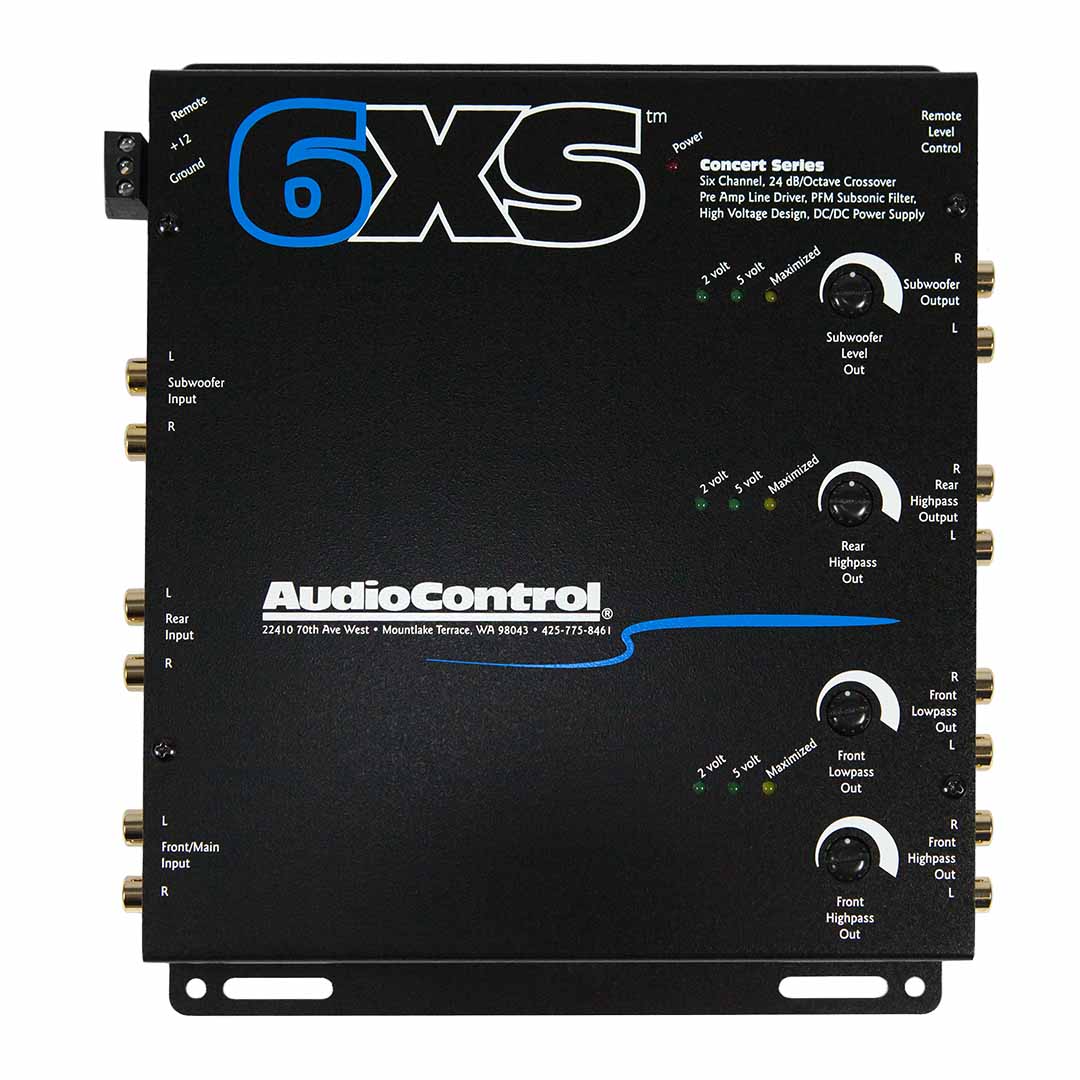 AudioControl, AudioControl 6XS, 6 Channel Electronic Crossover