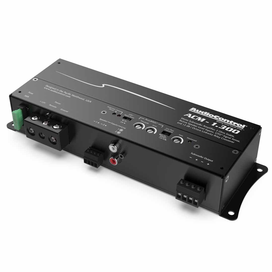 AudioControl, AudioControl ACM-1.300, ACM Series Monoblock Class D Micro Amplifier, 300 Watts