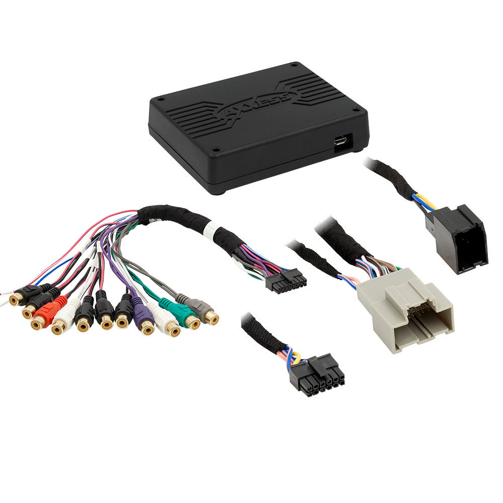 Axxess, Axxess AX-AX-DSP-A2B2, Ford A2B Data Interface w/ Amp Bypass Harness and DSP 17-up