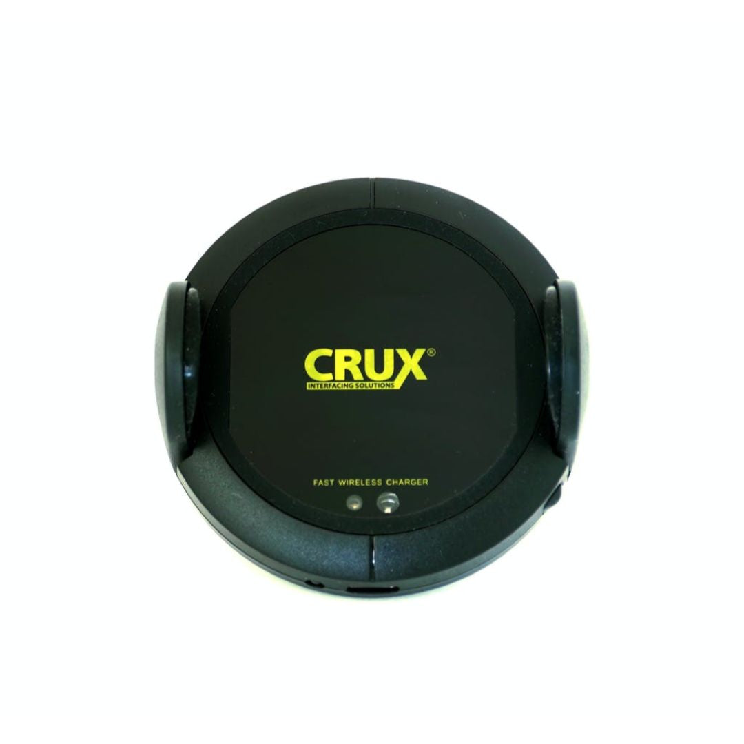 Crux, Crux CRISC-010, Motorized Wireless Qi charging with A/C vent or Telescopic Arm Mount - 10 Watts