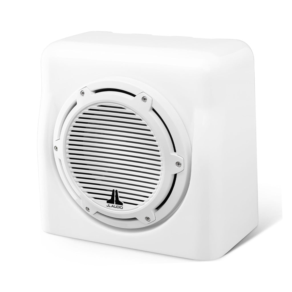 JL Audio, JL Audio FS110-W5-CG-WH, White Loaded Marine W5 10" 4-Ohm Subwoofer, Sealed Fiberglas Enclosure, 250W