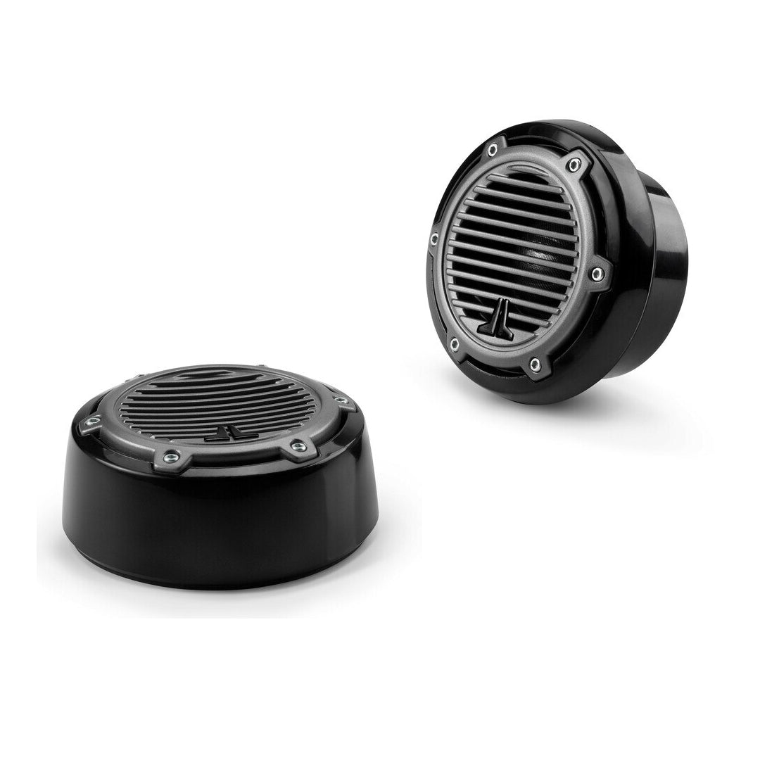 JL Audio, JL Audio M100-CT-CG-TB, M Series Marine 1" Component Tweeters (Pair), Black/Titanium Classic Grilles, 100W