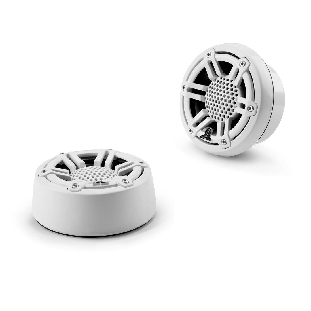 JL Audio, JL Audio M100-CT-CG-WH, M Series Marine 1" Component Tweeters (Pair), White Classic Grilles, 100W