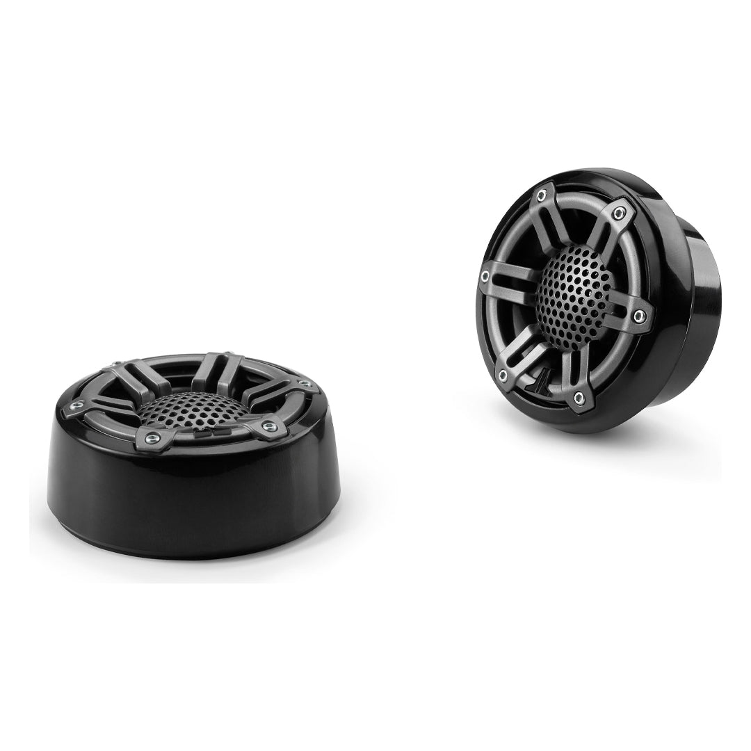 JL Audio, JL Audio M100-CT-SG-TB, M Series Marine 1" Component Tweeters (Pair), Black/Titanum Sport Grill, 100W