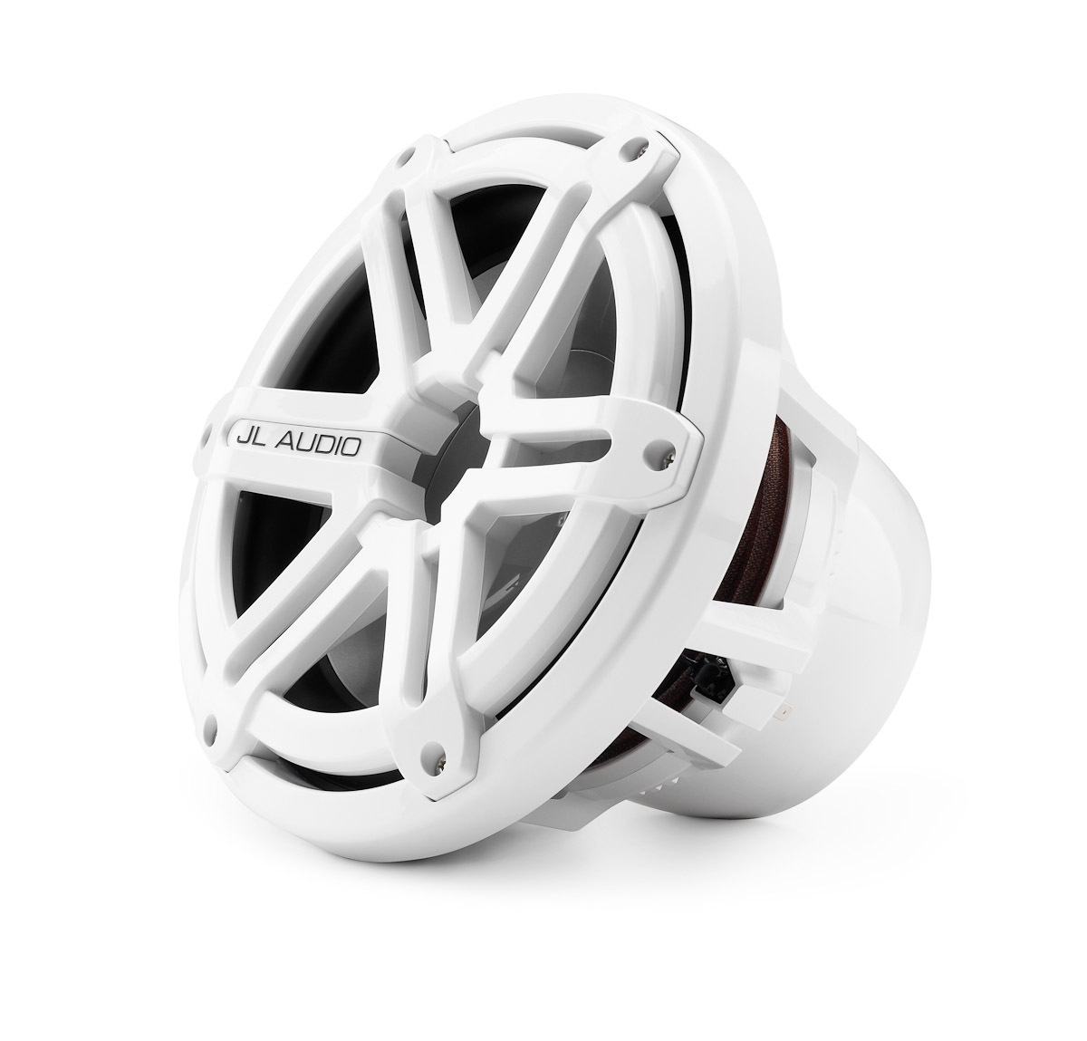 JL Audio, JL Audio M10IB5-SG-WH, M Series Marine 10" 4-Ohm Subwoofer, Infinite Baffle, White Sport Grille, 250W