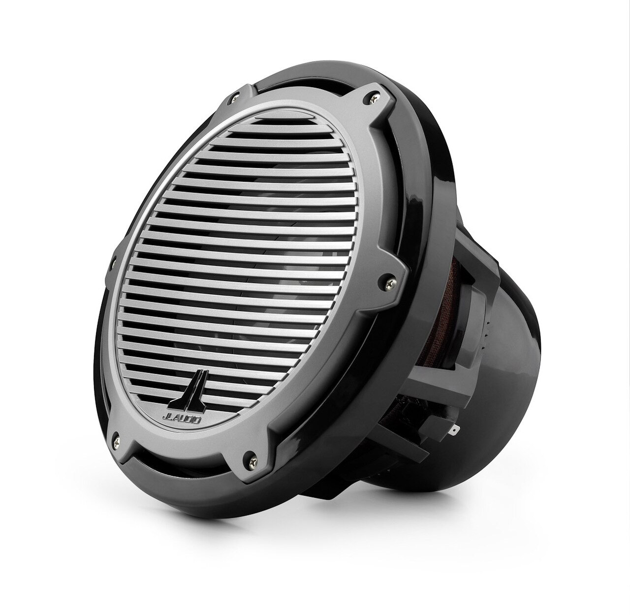 JL Audio, JL Audio M10W5-CG-TB, M Series Marine 10" 4-Ohm Subwoofer, Titanium/Black Classic Grille, 250W