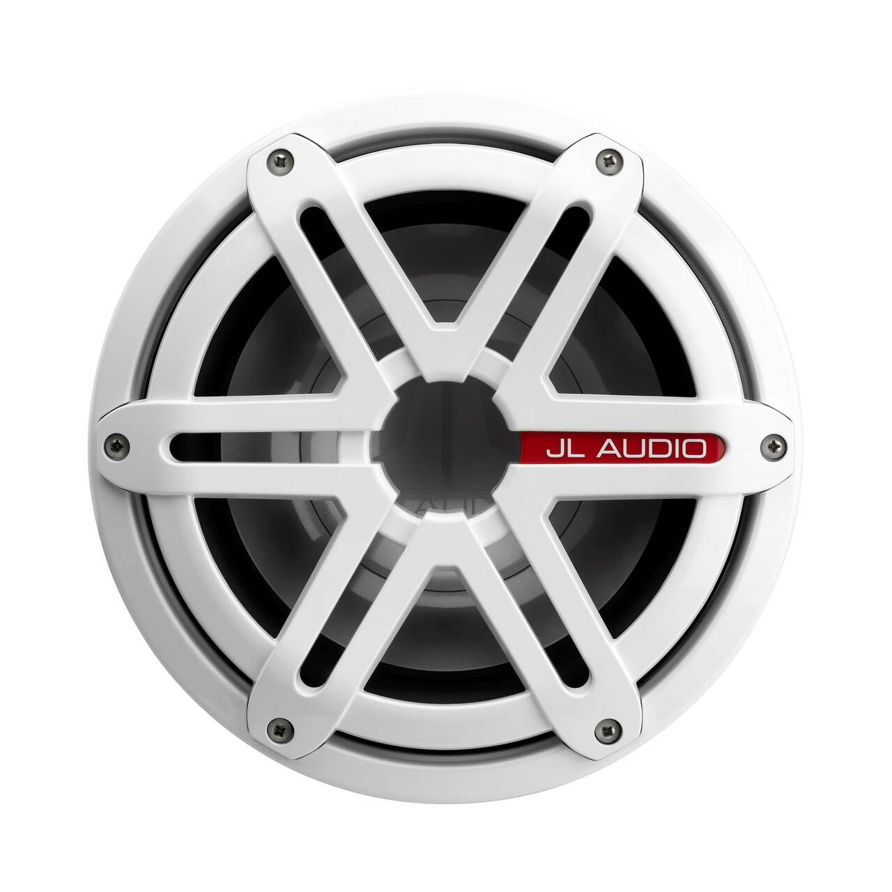 JL Audio, JL Audio M10W5-SG-WH,  M Series Marine 10" 4-Ohm Subwoofer, Titanium/Black Sport Grille, 250W