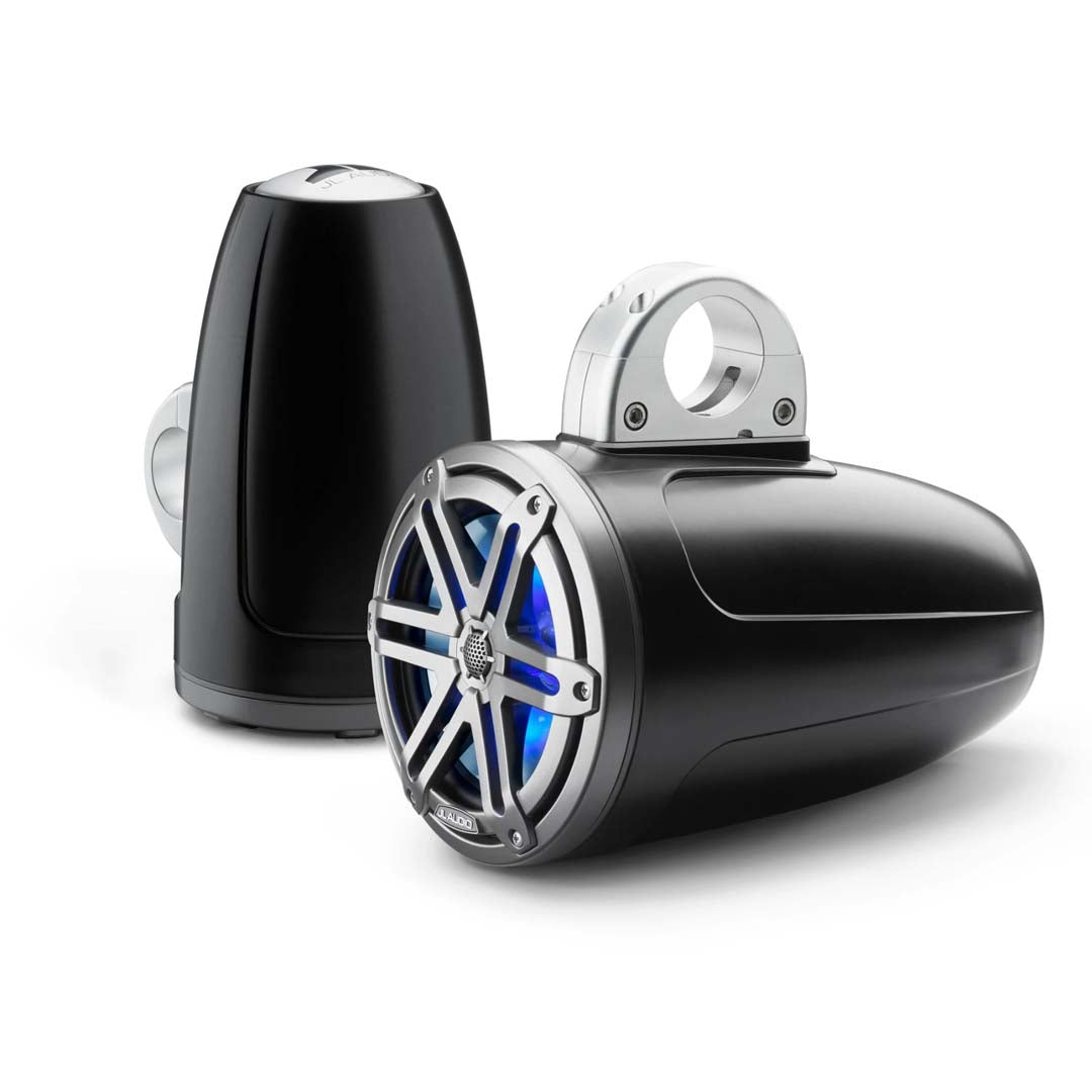 JL Audio, JL Audio M3-770ETXv3-Sb-S-Gm-i, M3 7.7" 2-Way Enclosed Marine Coaxial Speakers w/ LED