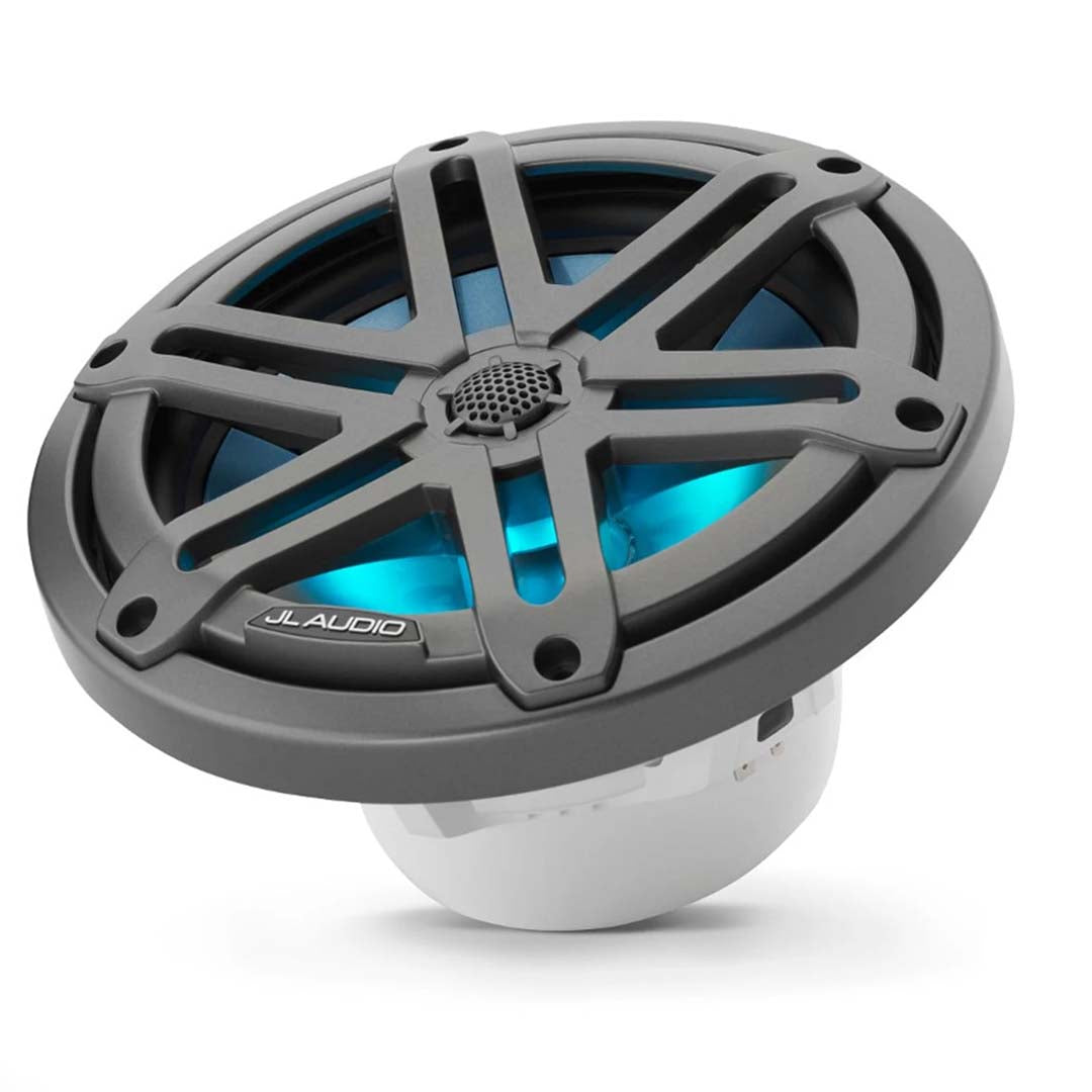 JL Audio, JL Audio M3-770X-S-Gm-i, M3 7.7" 2-Way Marine Speaker, Sport Gunmetal w/ LED