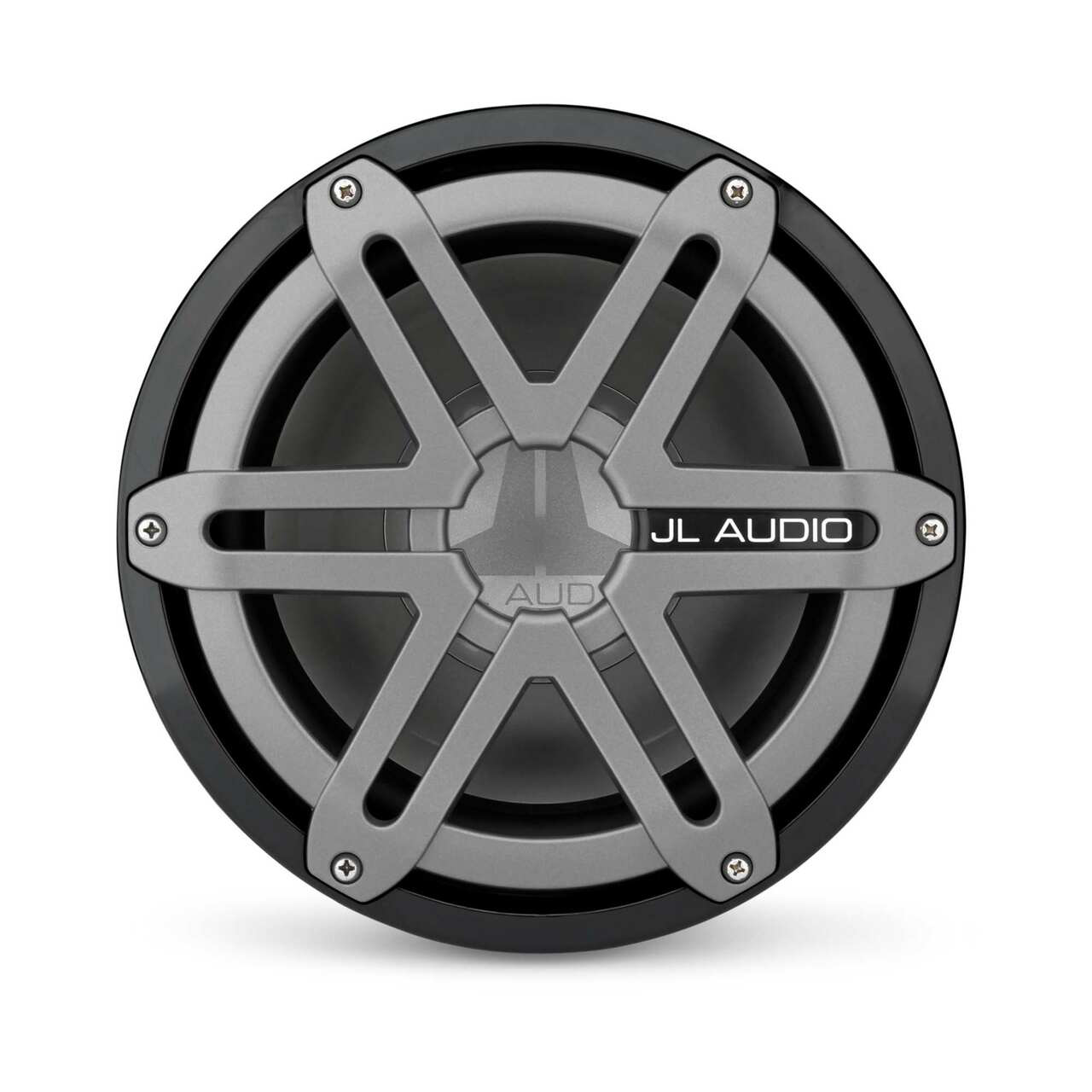 JL Audio, JL Audio M8W5-SG-TB, M Series Marine 8" 4-Ohm Subwoofer, Enclosed Use, Titanium/Black Sport Grille, 200W