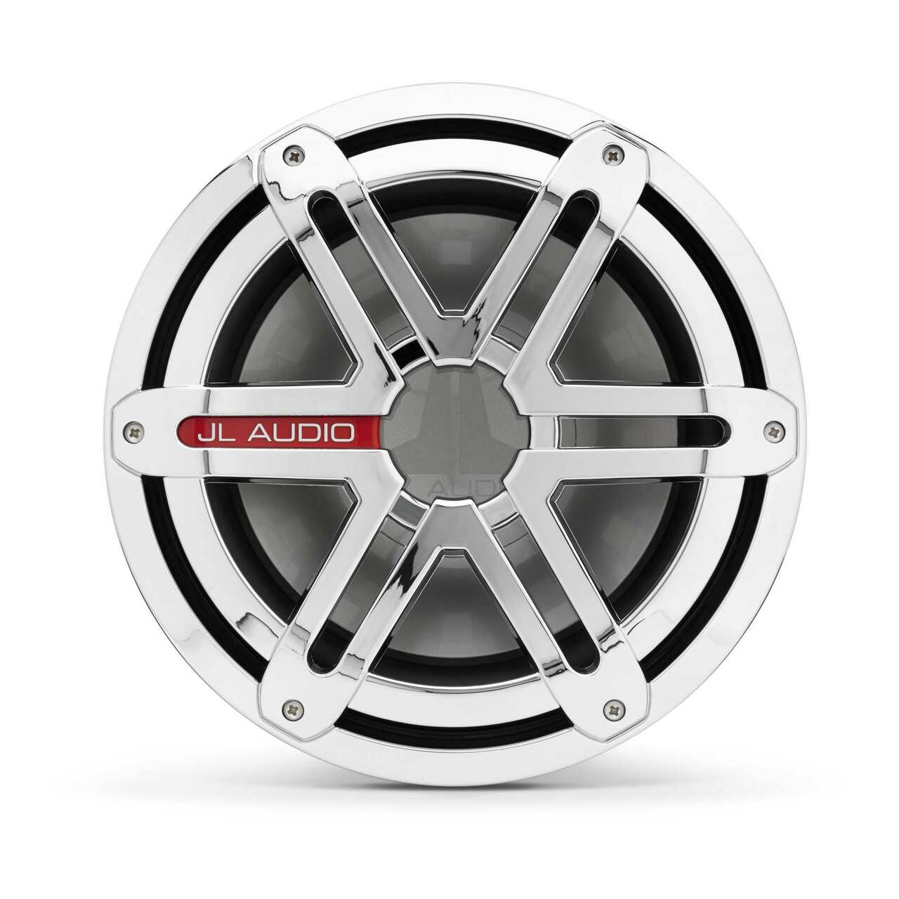 JL Audio, JL Audio MX10IB3-SG-CR, MX Series Marine 10" Subwoofer, 4-Ohm, Infinite Baffle, Chrome Sport Grille, 175W