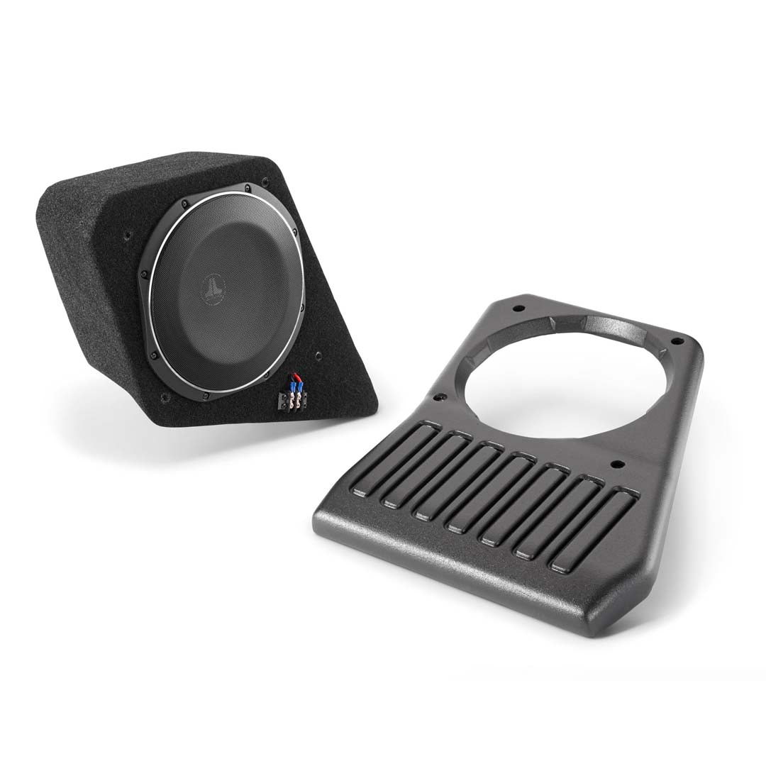 JL Audio, JL Audio SB-J-JL4DDRV/10TW1-2, Stealthbox for 2018-Up Jeep Wrangler Unlimited (Driver Side - 2 Œ©)