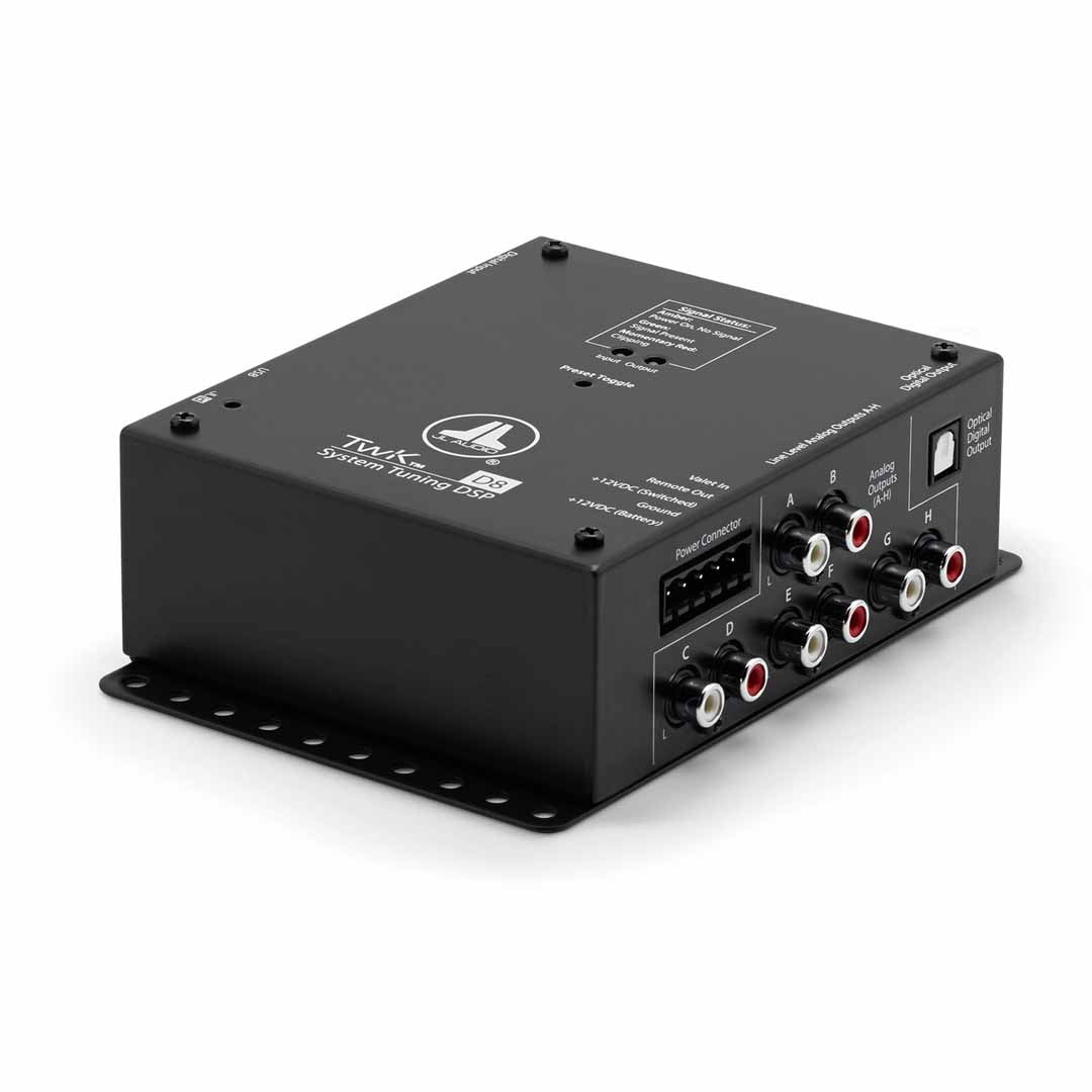 JL Audio, JL Audio TwK-D8, System Tuning DSP, Digital INPUT ONLY / 8-ch. Analog Outputs