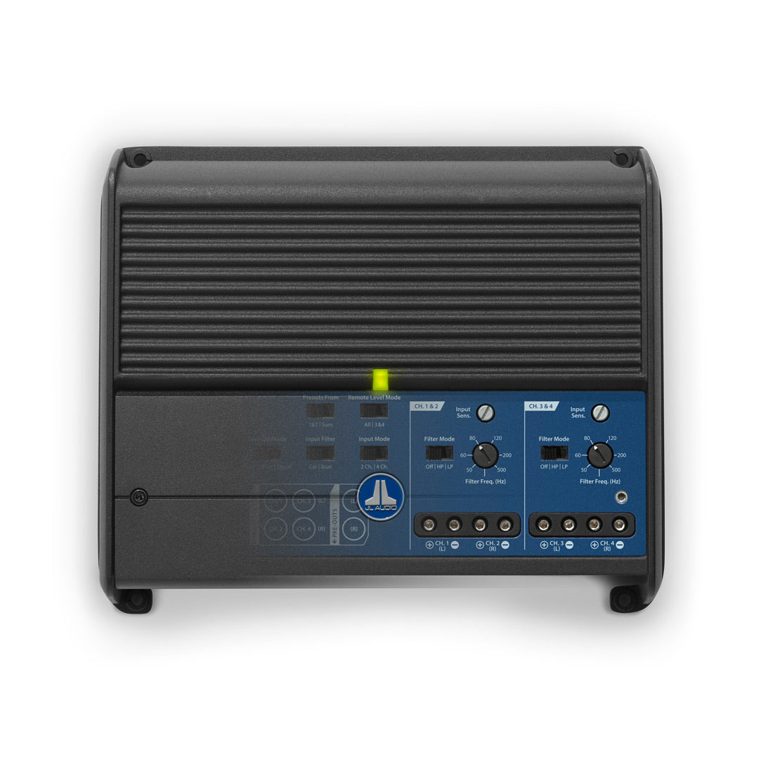 JL Audio, JL Audio XDM400/4, XDM Series Class D 4 Channel Full Range Amplifier - 400 Watts RMS