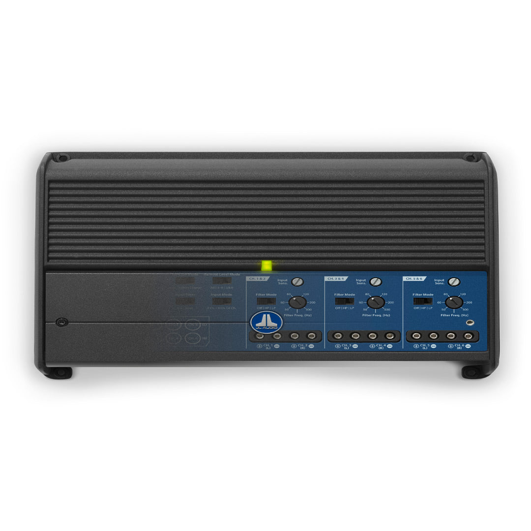 JL Audio, JL Audio XDM600/6, XDM Series Class D 6 Channel System Amplifier - 600 Watts RMS