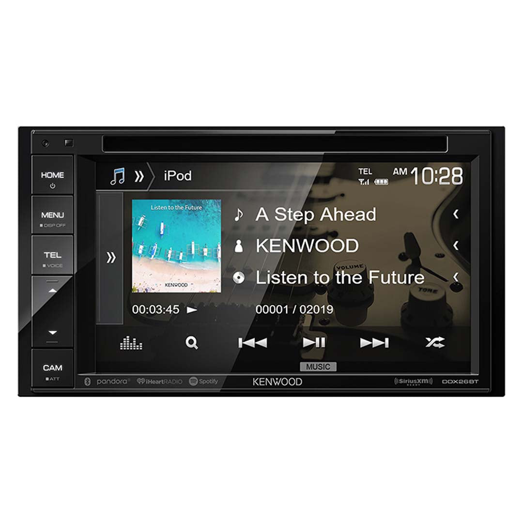 Kenwood, Kenwood DDX26BT, 6.2" DVD Multimedia Receiver - SiriusXM Ready, Bluetooth