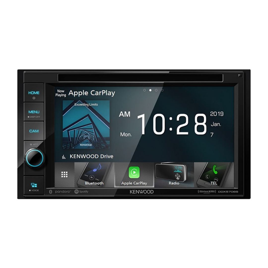 Kenwood, Kenwood DDX5706S, 6.2" DVD Multimedia Receiver w/  Apple CarPlay