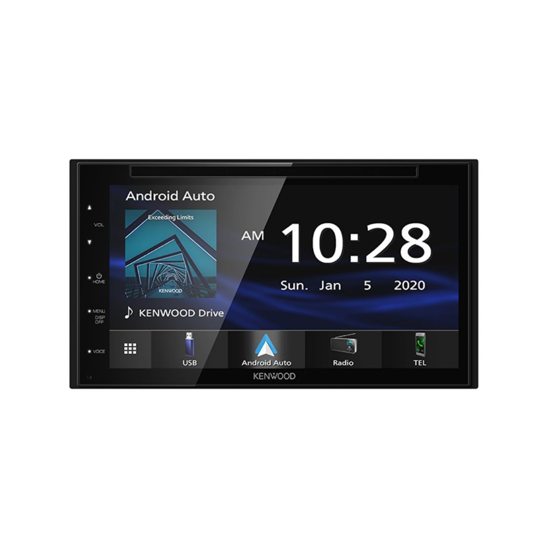 Kenwood, Kenwood DDX5707S, 6.8" WVGA Monitor Double Din DVD Receiver w/ Apple CarPlay™ and Android Auto™