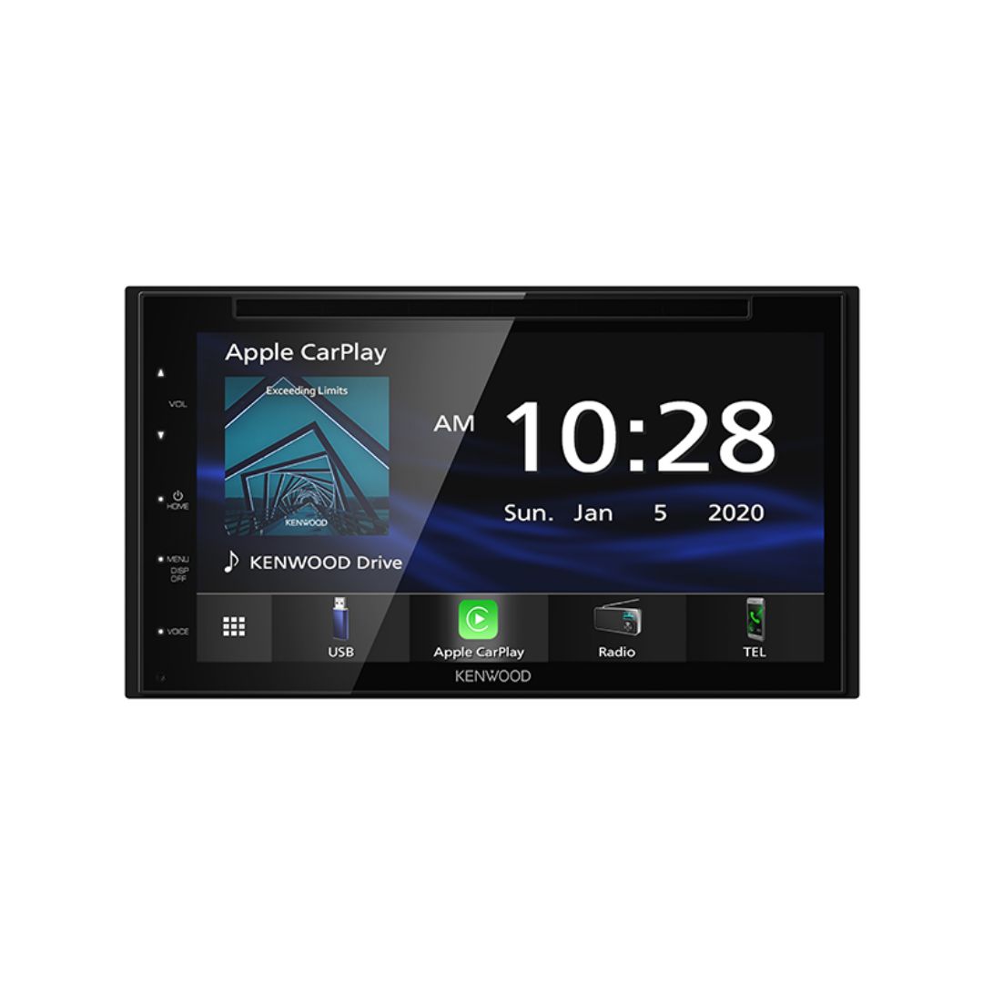 Kenwood, Kenwood DDX5707S, 6.8" WVGA Monitor Double Din DVD Receiver w/ Apple CarPlay™ and Android Auto™