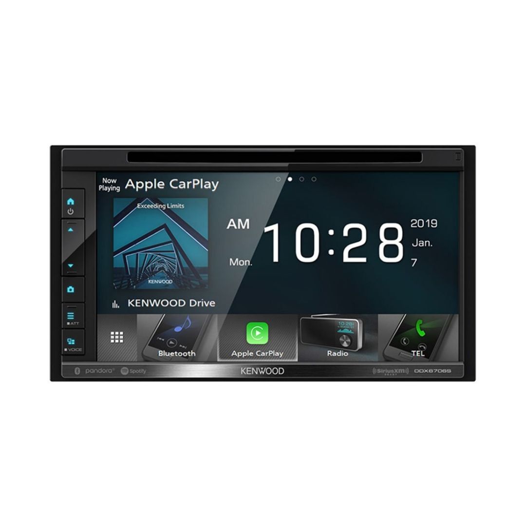 Kenwood, Kenwood DDX6706S, 6.8" DVD Multimedia Receiver w/ Apple CarPlay and Android Audio