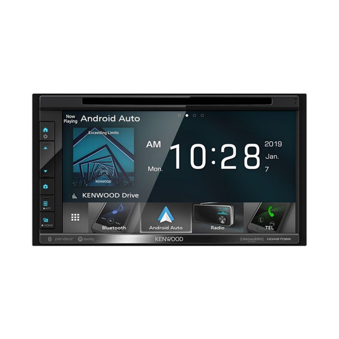 Kenwood, Kenwood DDX6706S, 6.8" DVD Multimedia Receiver w/ Apple CarPlay and Android Audio