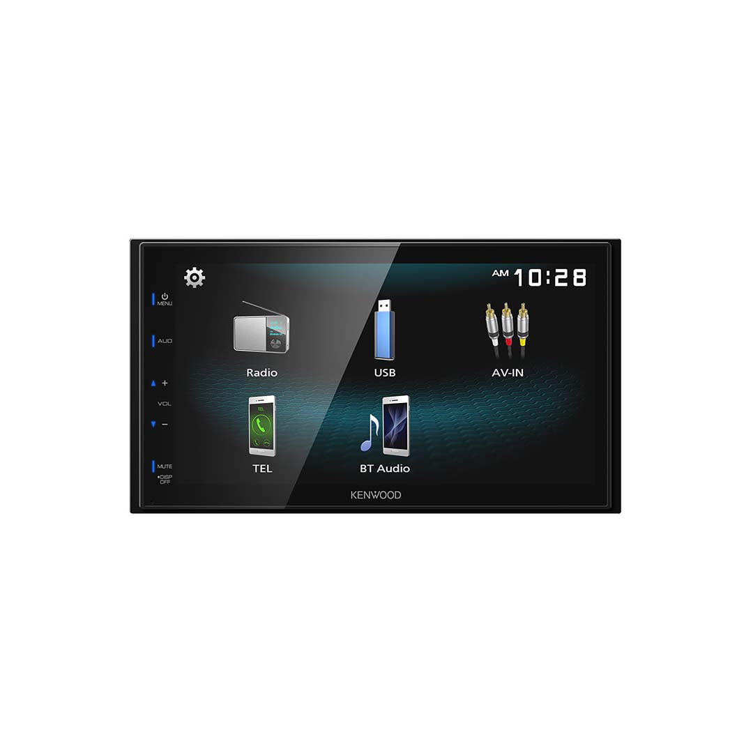 Kenwood, Kenwood DMX125BT, 6.8" Capacitive Touch Screen Digital Multimedia Receiver w/ Bluetooth