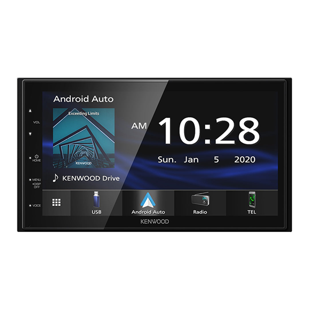 Kenwood, Kenwood DMX47S, 6.8" Digital Multimedia Receiver w/ Apple CarPlay and Android Auto (Does not play CDs)