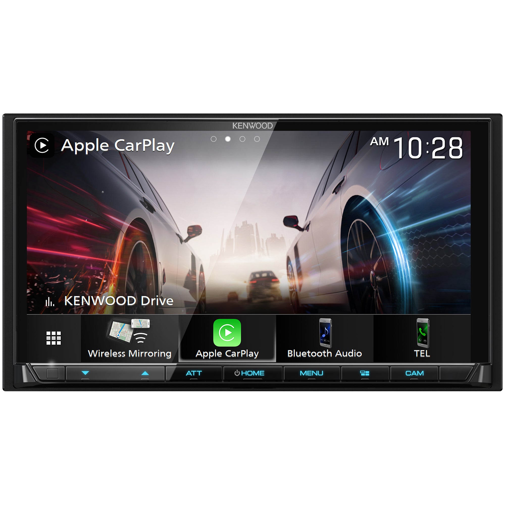 Kenwood, Kenwood DMX908S, eXcelon 6.95" Double Din Multimedia Receiver w/ Apple CarPlay™ and Android Auto™ (Does Not Play CDs)