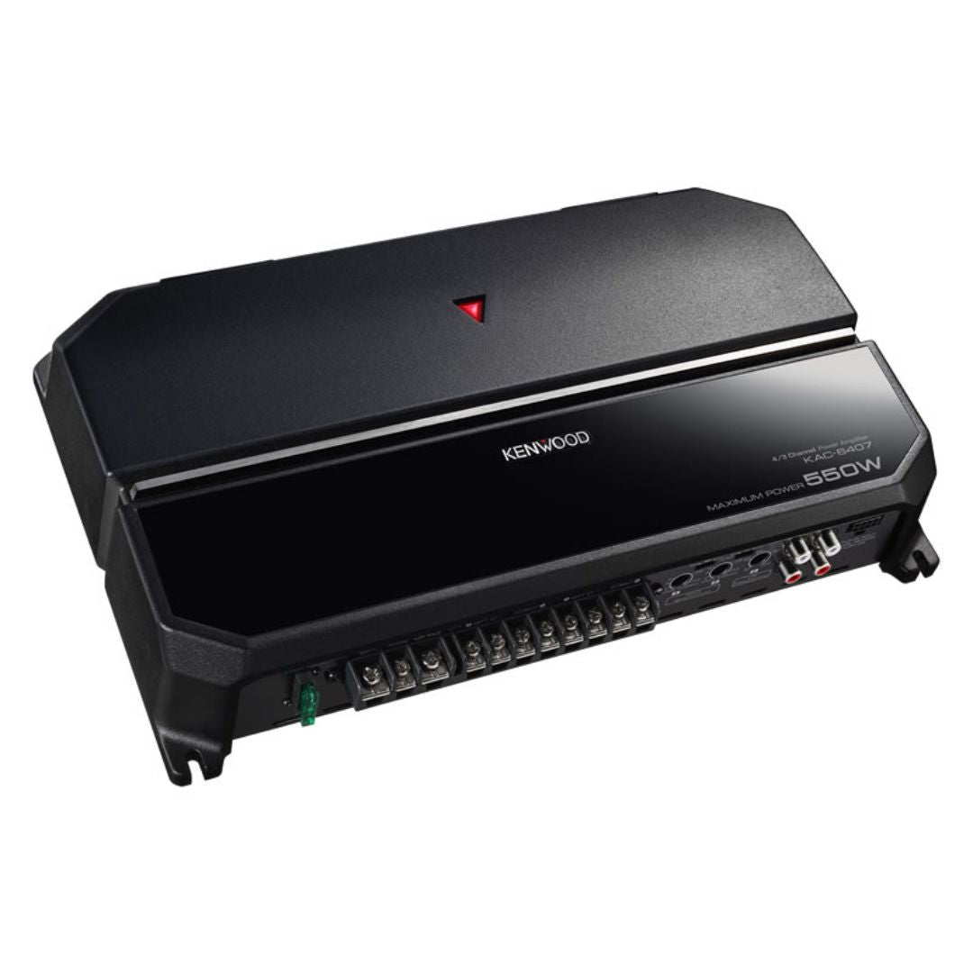 Kenwood, Kenwood KAC-6407, 4/3/2 Channel Full Range Car Amplifier, 550W