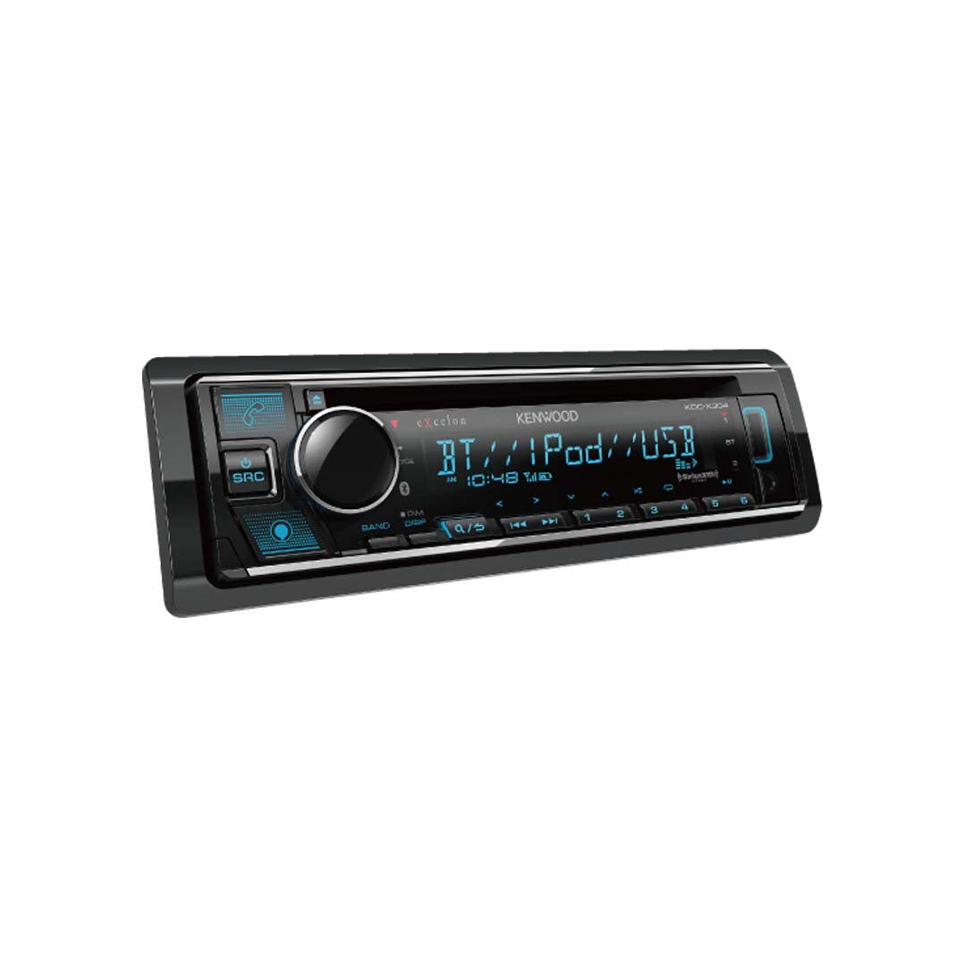 Kenwood, Kenwood KDC-X304, eXcelon CD Receiver w/ Bluetooth and Front USB - Alexa Built-in